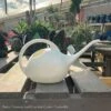 1/2 Gal Watering Can White Pearl Novelty -Garden Plant Store 1 2 gal watering can white pearl novelty