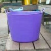 10.5Gal/38L Tubtrug Flexible Large Bucket - Purple -Garden Plant Store 105gal 38l tubtrug flexible large bucket purple