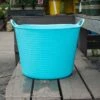 10.5Gal/38L Tubtrug Flexible Large Bucket - Sky Blue -Garden Plant Store 105gal 38l tubtrug flexible large bucket sky blue