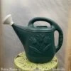 2 Gal Watering Can Tulip Design Dk Green Plastic Novelty -Garden Plant Store 2 gal watering can tulip design dk green plastic n