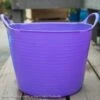 3.5Gal/14L Tubtrug Flexible Small Bucket - Purple -Garden Plant Store 35gal 14l tubtrug flexible small bucket purple