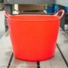 3.5Gal/14L Tubtrug Flexible Small Bucket - Red -Garden Plant Store 35gal 14l tubtrug flexible small bucket red