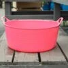 3.9Gal/15L Tubtrug Flexible Small Shallow Bucket - Pink -Garden Plant Store 39gal 15l tubtrug flexible small shallow bucket pi
