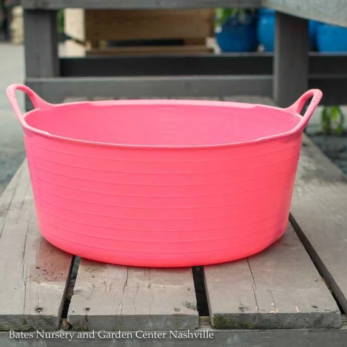 3.9Gal/15L Tubtrug Flexible Small Shallow Bucket - Pink 3 3.9Gal/15L Tubtrug Flexible Small Shallow Bucket - Pink