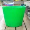 6.5Gal/26L Tubtrug Flexible Medium Bucket - Green -Garden Plant Store 65gal 26l tubtrug flexible medium bucket green