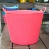 6.5Gal/26L Tubtrug Flexible Medium Bucket - Pink -Garden Plant Store 65gal 26l tubtrug flexible medium bucket pink