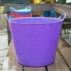 6.5Gal/26L Tubtrug Flexible Medium Bucket - Purple -Garden Plant Store 65gal 26l tubtrug flexible medium bucket purple