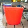 6.5Gal/26L Tubtrug Flexible Medium Bucket - Red -Garden Plant Store 65gal 26l tubtrug flexible medium bucket red