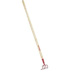 Corona Cultivator 4-Prong Long Wood Handle