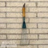 Hand Rake Green/Blk W/Wood Handle -Garden Plant Store hand rake green blk w wood handle