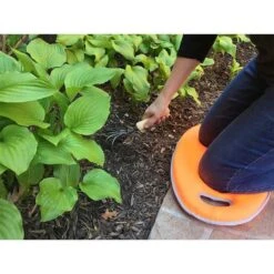 Kneeling Pad Orange Garden Memory Foam -Garden Plant Store kneeling pad orange garden memory foam 1