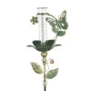 Rain Gauge Stake Butterfly Verdigris Metal/Glass 36" (#7) -Garden Plant Store rain gauge stake butterfly verdigris metal glass 3