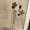 Rain Gauge Stake Ceramic Apple Blossom 6x27 (#2) -Garden Plant Store rain gauge stake ceramic apple blossom 6x27 2