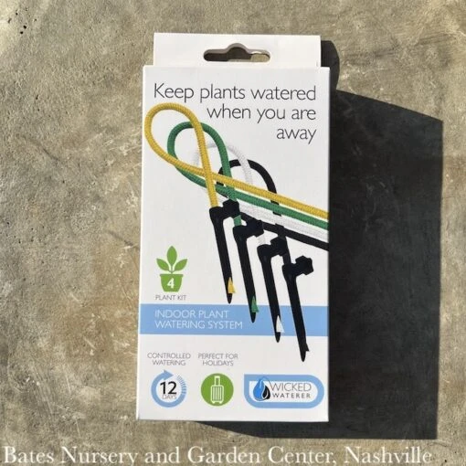 Wicked Waterer Watering System Kit 4-Spikes W/19" Wicks